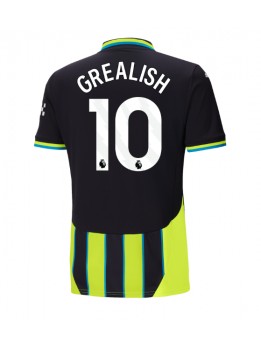 Billige Manchester City Jack Grealish #10 Bortedrakt 2024-25 Kortermet